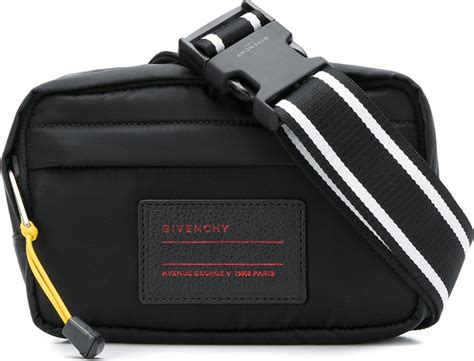 givenchy logo patch belt bag